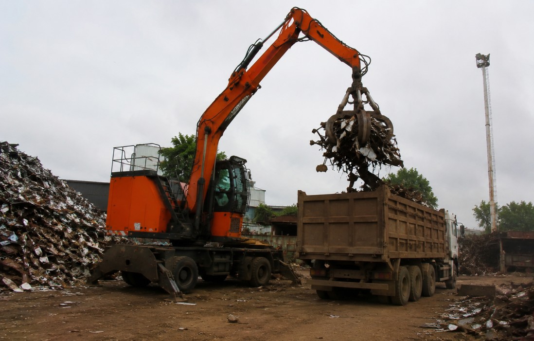 Industrial metal scrap